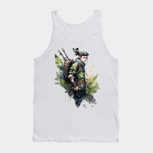 Post Apocalyptic Clad Adventurer Tank Top